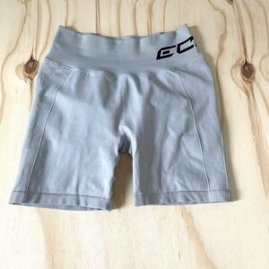 ECHT Arise Scrunch Gray Legging Athletic Shorts Size XL Gym Wear